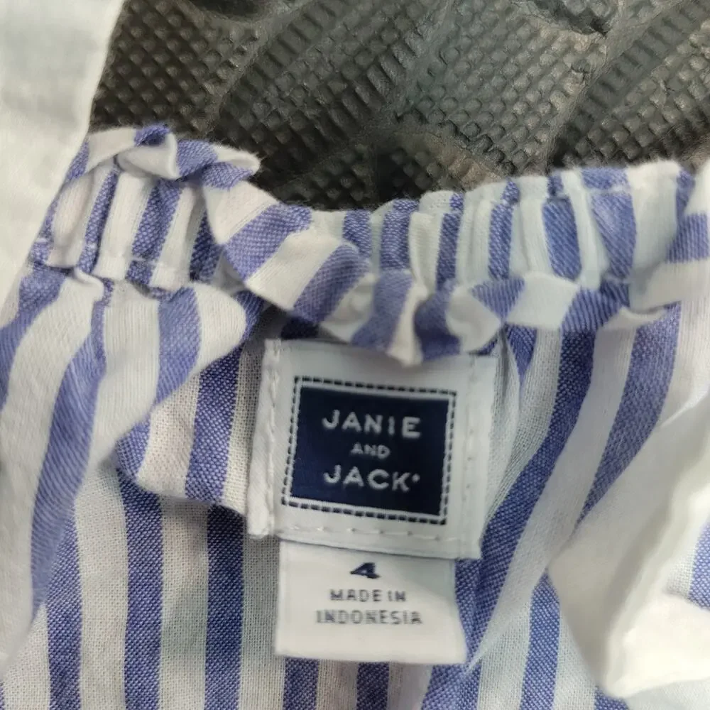 Janie and Jack Halter Romper Size 4 Summer Outfit Vacation Ready Beach Resort